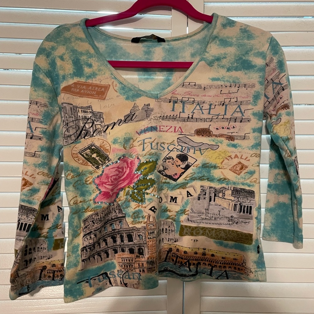 Y2K Italia Graphic Shirt